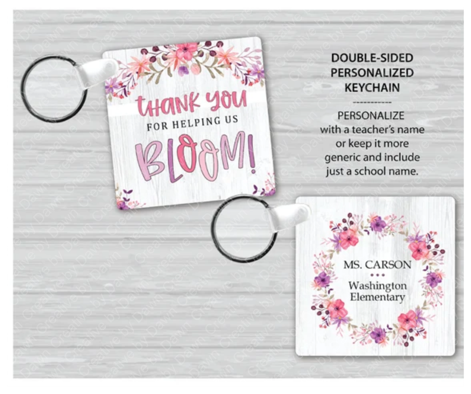 Key Chains for Teachers