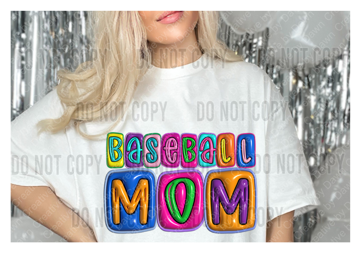 Baseball Mom 3D