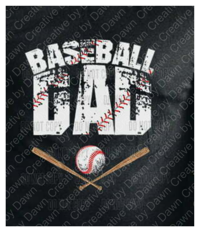 Baseball Dad Grunge