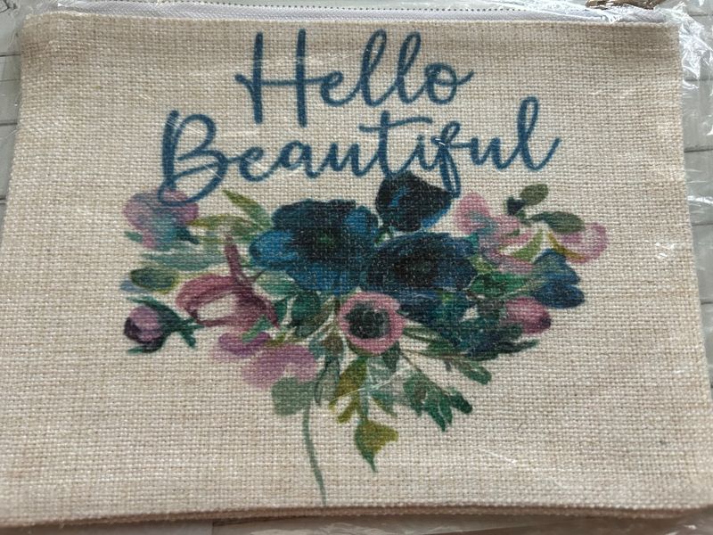 Linen Bag Hello Beautiful