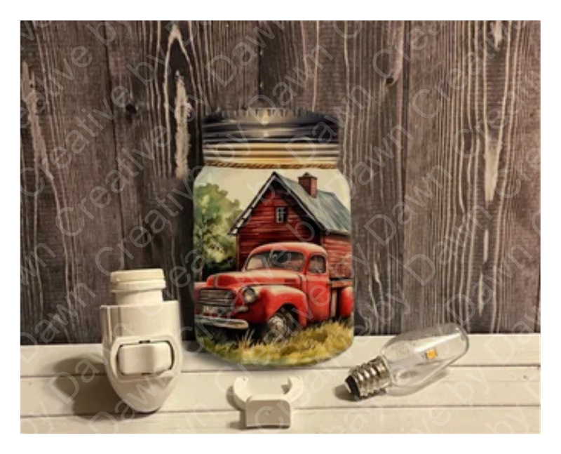 Mason Jar Night Light