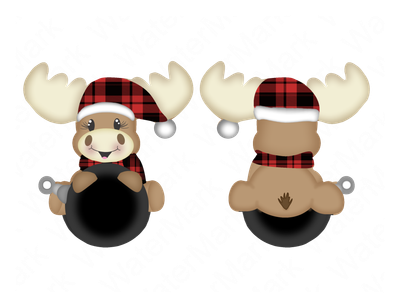 Christmas Moose
