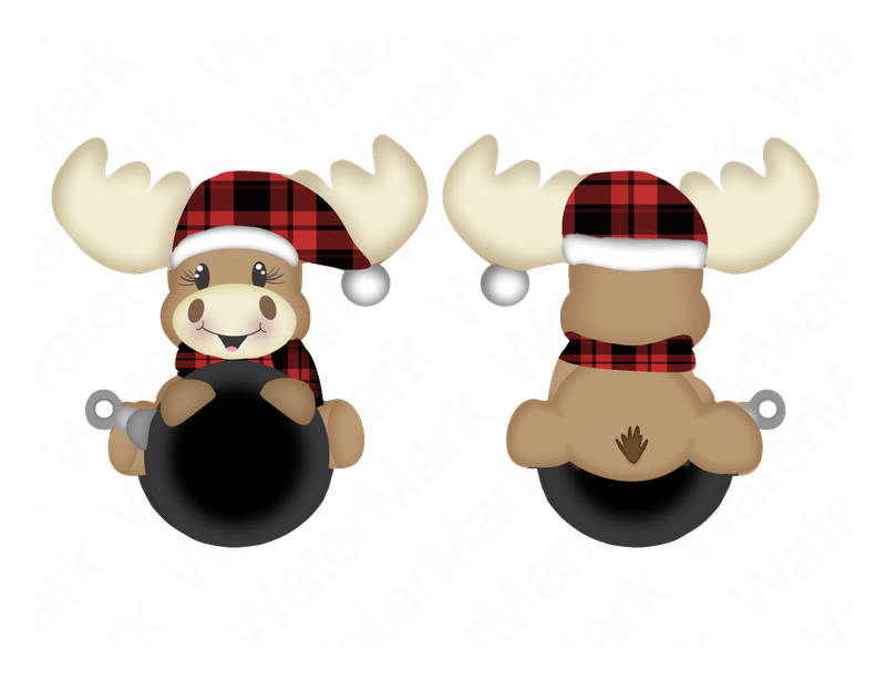 Christmas Moose