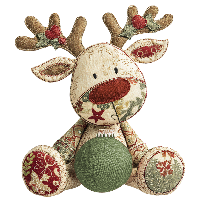 Patchwork Christmas Ornaments