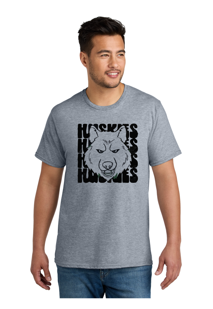 Huskies Repeat Adult Tee