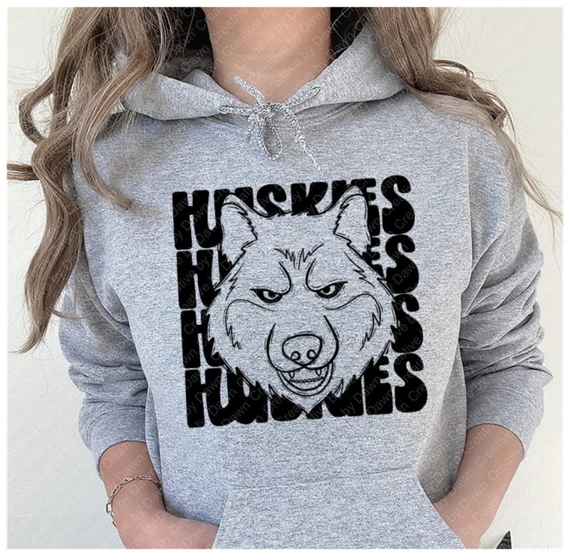 Huskies Repeat Youth Hoodie
