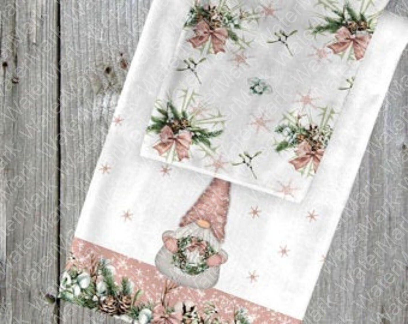 Gnome Christmas  Towels