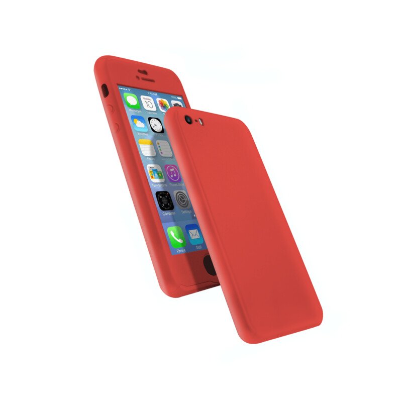 Coque Rouge 360° Iphone 6+/6s+
