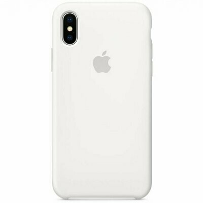 Iphone X Silicone Case - blanc