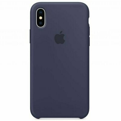 Iphone X Silicone Case - bleu