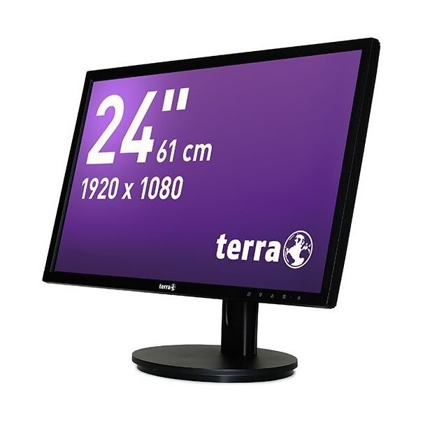 TERRA LED 2435W HA Noir DP+HDMI GREENLINE PLUS