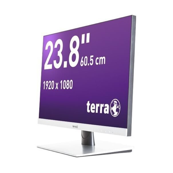 TERRA LED 2462W Silver DP/HDMI/DVI GREENLINE PLUS