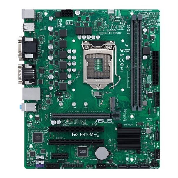 ASUS PRO H410M-C/CSM S1200/M.2/HDMI-DVI-VGA/µATX