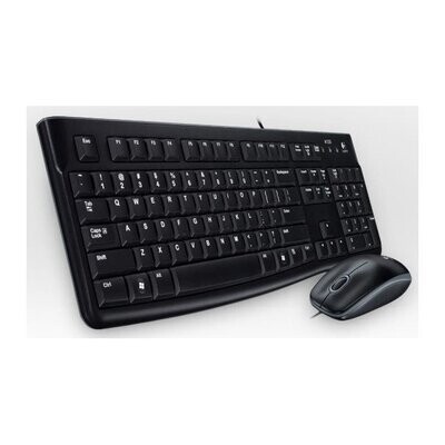Logitech Desktop MK120 [FR] black/noir