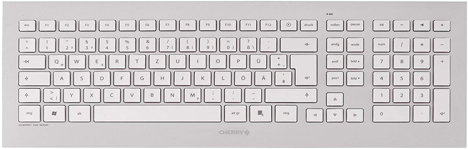 Cherry Desktop DW 8000 [FR] Wireless silver/white