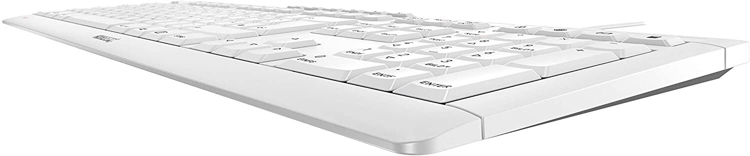 Clavier Cherry Stream mécanique Blanc grisé, français JK-8500FR-0