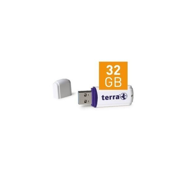 TERRA USThree USB3.0 32GB white Read/Write ~120/30 MB/s