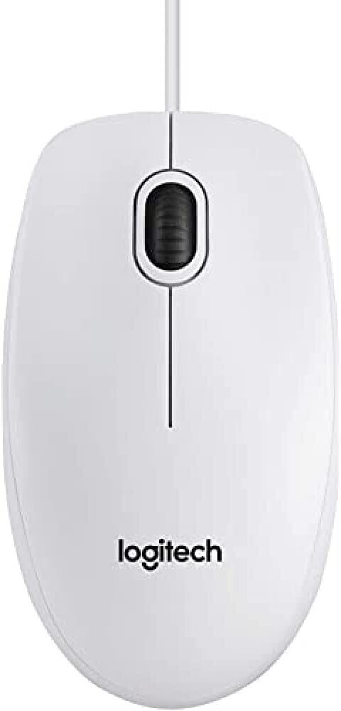 Logitech Mouse B100 Optical White