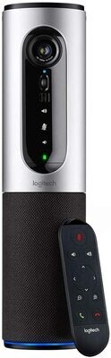 Logitech Connect ConferenceCam, Webcam Visioconférence, Full HD 1080p, Portable, USB, Skype for Business, Compatible Cisco Jabber, BlueJeans, BroadSoft, Lifesize Cloud, Vidyo, Zoom, Portable/PC/Mac
