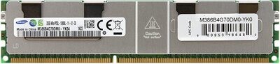 Samsung 32 Go DDR3 1600 MHz 32 Go DDR3 1600 MHz ECC Module de clé (DDR3, PC/Server, 240-pin DIMM, 4096 m x 72, 0 – 85 °C, 1 x 32 Go)