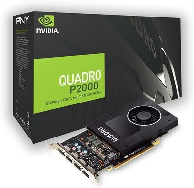 PNY QUADRO VCQP2000-PB Carte Graphique P2000 Nvidia 5 GB