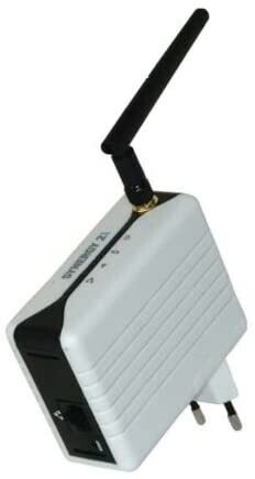 Adaptateur CPL Synergy S21286 85Mbit avec point d'accès WLAN 54Mbit