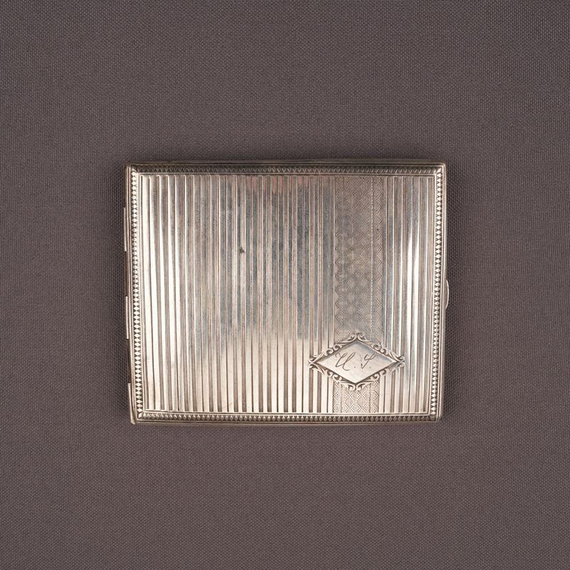 Dutch Silver Cigarette Case With Engraving