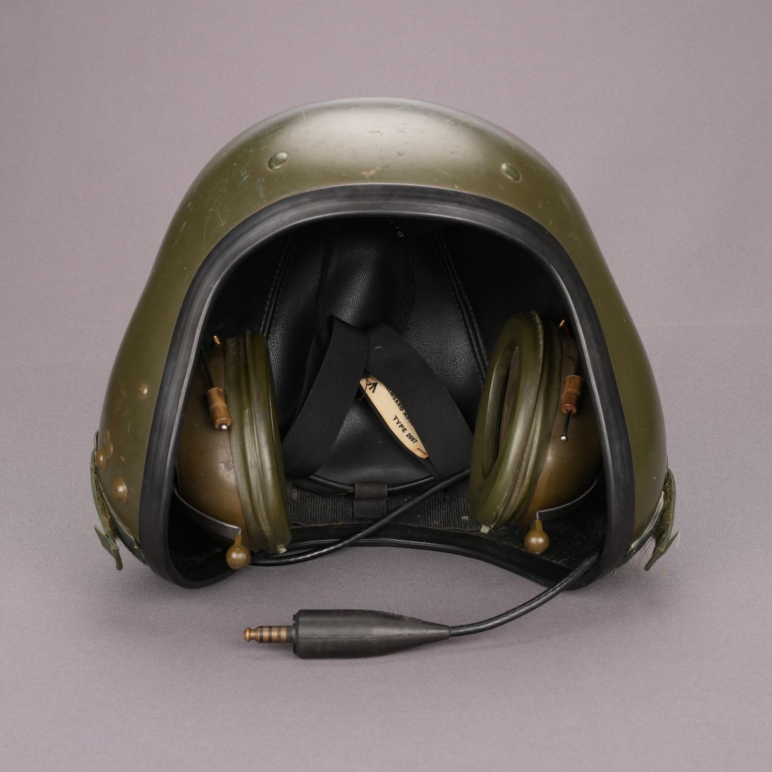 British Helmet AFV Type 2697 - Special Type 671 / NATO PLUG - Amplivox LTD