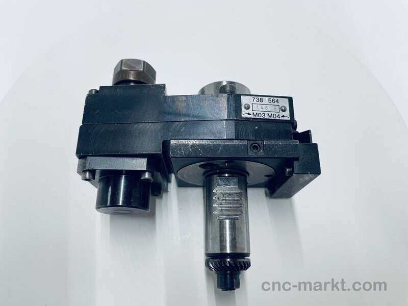 Traub angetriebener Werkzeughalter VDI25 738564 mit Gewindeauszug