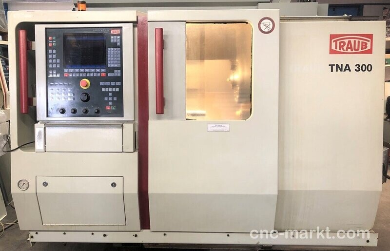 Traub CNC Drehmaschine TNA300Y, TX8H, Bj.1998, Späneförderer, rotierende  WZ