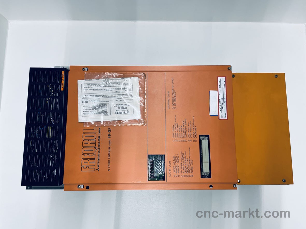 Traub Mazak Meldas Mitsubishi Achsverstärker Stromrichter FR-SF-4-18.5KP-T TX8F 4-18,5 221515 10585945 3221515