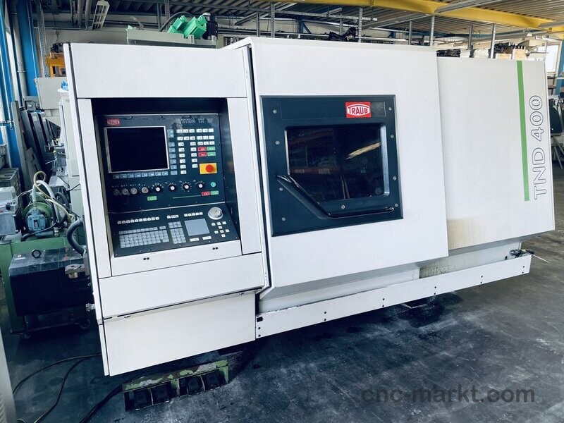 Traub CNC lathe machineTND400 TX8F Bj.1990 VDI40 SMW Traub CNC lathe machineTND400 TX8F Bj.1990 VDI40 SMW
