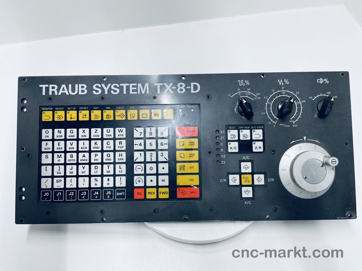 Traub Numerik Tastatur TX8D TX8 D Bedientafel
