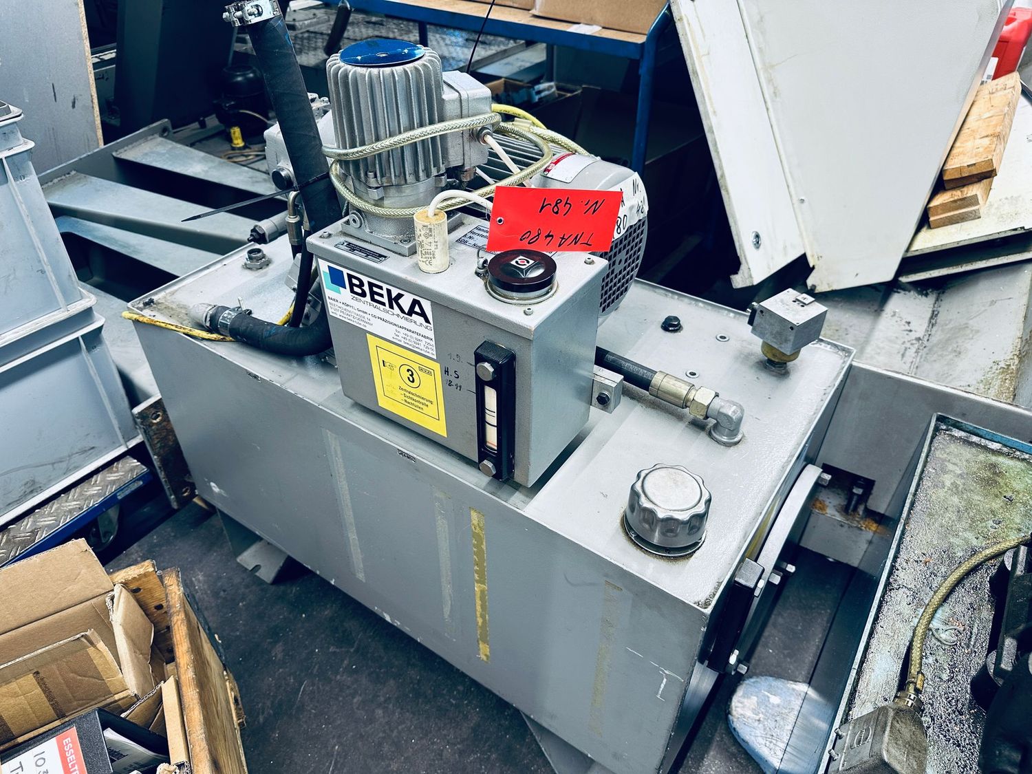 Hydraulikaggregat Dietz FDR 100 LB/4Q Traub TNA480