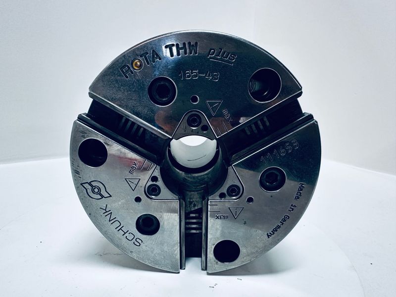 Schunk Rota THW plus 165-43 111653  3 jaw chuck lathe  three jaw A6 Spindel