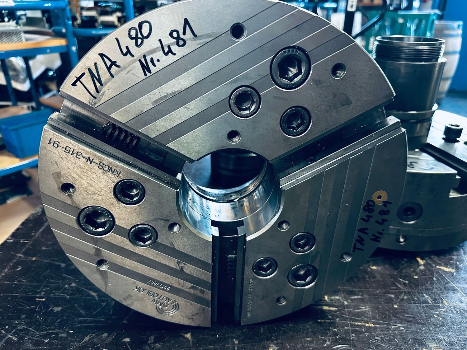 KNCS-N 315-91 SMW 3 Backenfutter Drehmaschine Dreibackenfutter A8