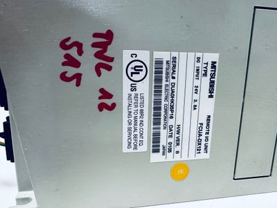 Mitsubishi FCUA-DX121 Melco DIO 64/48 A01  TX8i V S Traub  9222320 10325409 3222320 10008160 222320 10317567
