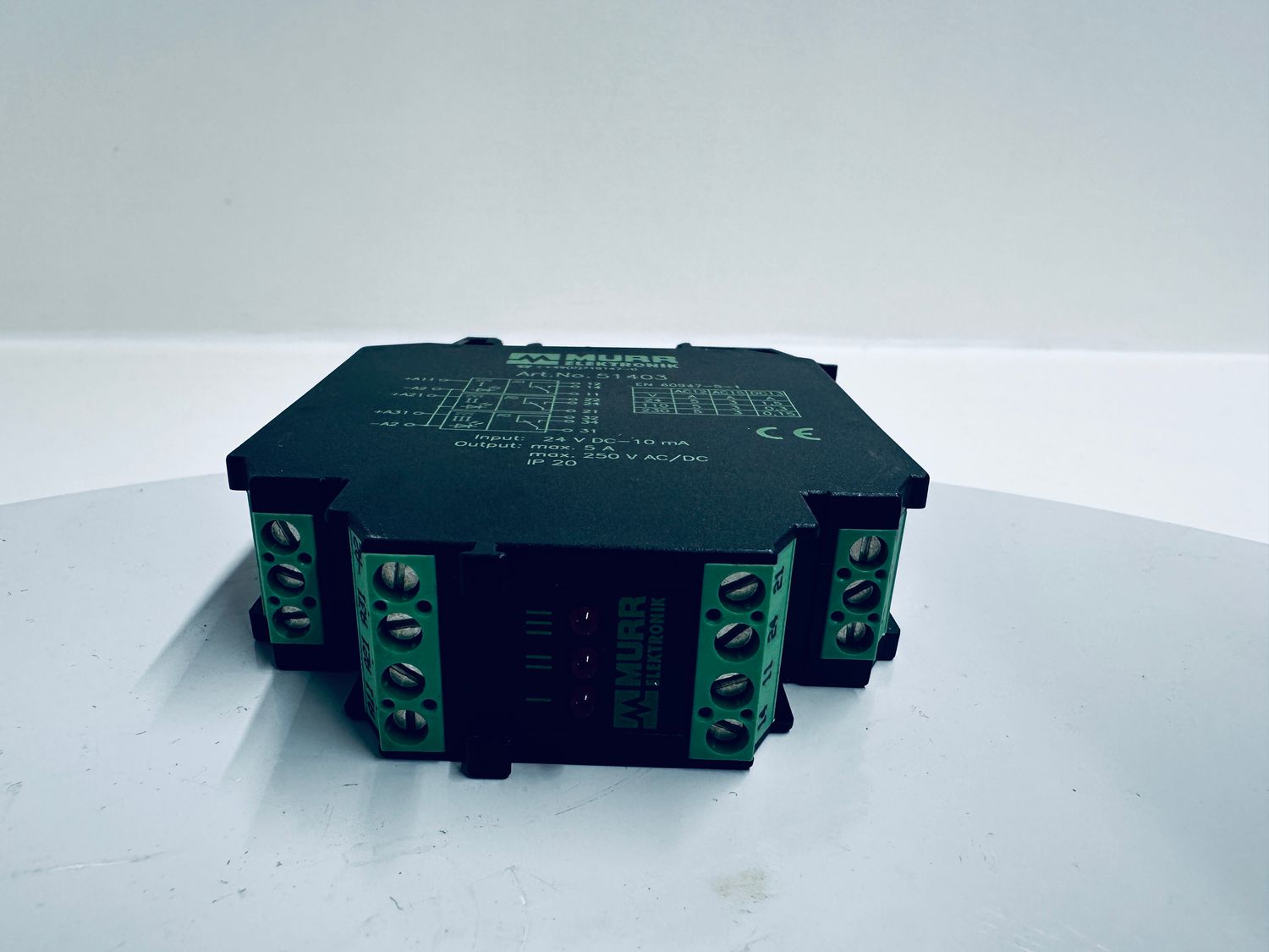 Traub Relais Murr Elektronik RELAIS-MODUL 22,5MM SCHR 3/1W 024/GS 208244 10640262 Traub Relais Murr Elektronik RELAIS-MODUL 22,5MM SCHR 3/1W 024/GS 208244 10640262