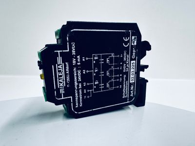 Traub Relais Kaleja 02.03.225 Traub Relais Murr Elektronik RELAIS-MODUL 22,5MM SCHR 3/1W 024/GS 208244 10640262