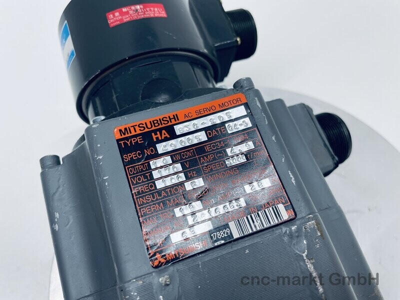 HA83C-SD5 Traub Mitsubishi Servo Motor HA 83C-SD5 10414