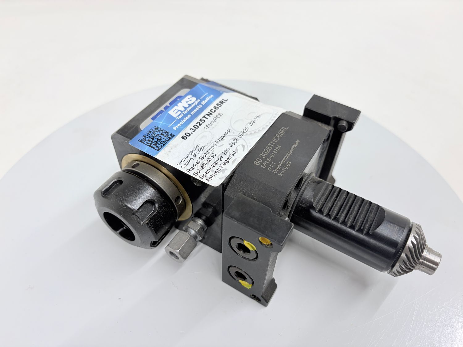 EWS 60.3025TNC65 RL Traub TNC42 TNC65 VDI30 Neu 1:1