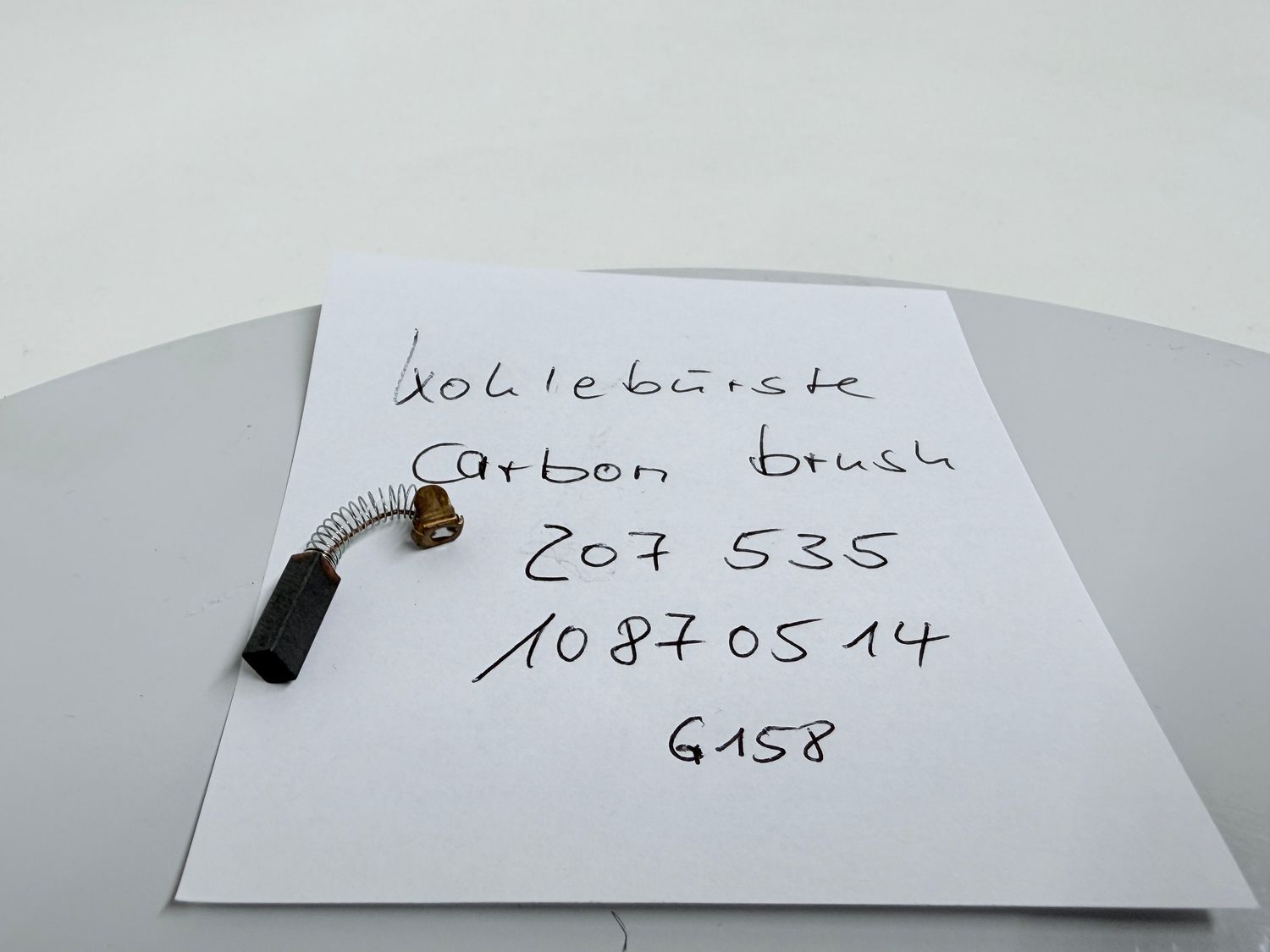 Kohlebürste 207535 10870514 G158 Mitsubishi Melco Schunk