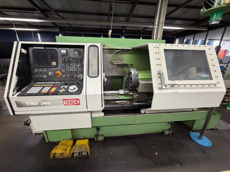 Traub CNC Drehmaschine TND360, TX8, Bj.1982, Ma.Nr.>600