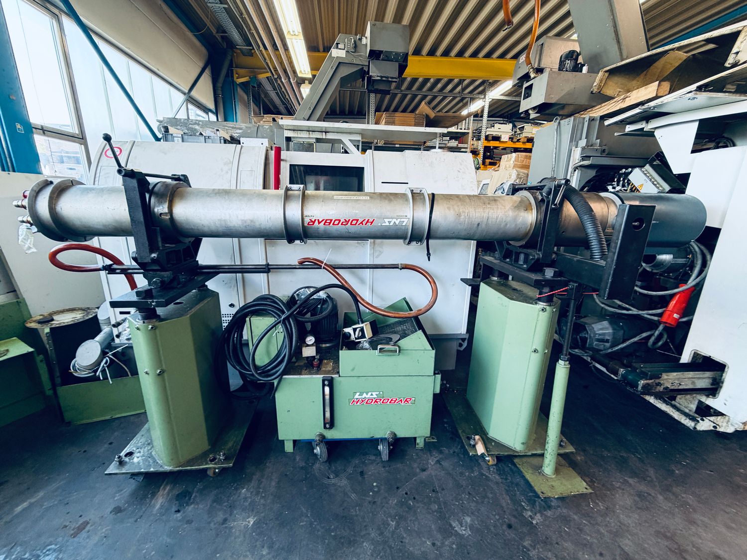 LNS Hydrobar 6.65HS-2.8 Stangenlader Stangenzuführung Lademagazin