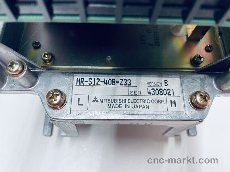 Traub Mazak Meldas Mitsubishi Achsverstärker Stromrichter MR-S12-40B-Z33 TX8F 221709 10176017 TX8F-V 3221709