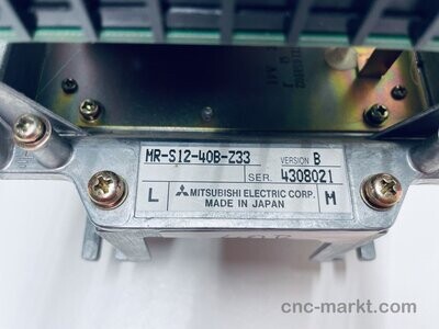 Traub Mazak Meldas Mitsubishi Achsverstärker Stromrichter MR-S12-40B-Z33 TX8F 221709 10176017 TX8F-V 3221709