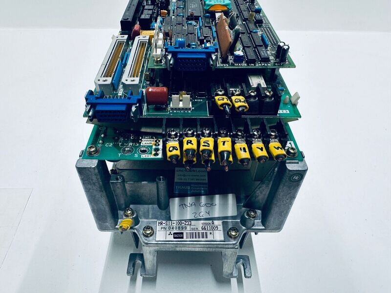 Traub MR-S11-100-Z33 Mazak Meldas Mitsubishi Achsverstärker Stromrichter TX8F -V 10817815 220660 3220660