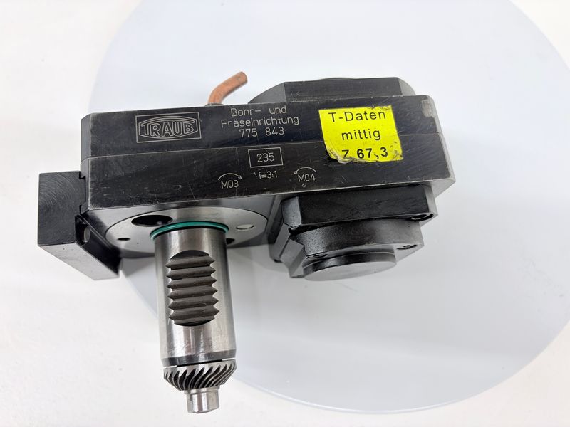 Traub TNC65 VDI30 Bohr Fräseinheit 775843 10750105 3:1 TNC42/65 TNC W1345099 10165407 VDI30