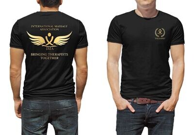 IMA Fan-T-Shirt Design 3 "wings" - Massage Therapists T-Shirt