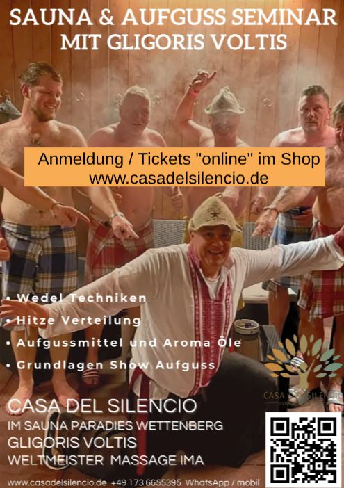 Ticket / Gutschein - Sauna Aufguss Seminar